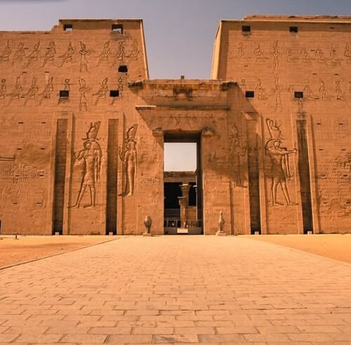 Edfu Temple during a Luxor to Aswan Nile cruise