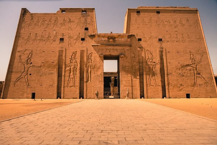 Edfu Temple during a Luxor to Aswan Nile cruise