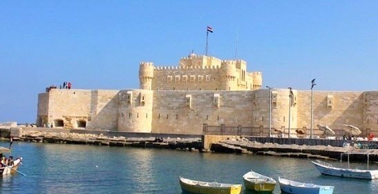 Qaitbay Citadel during a Cairo Luxor Alexandria Tour