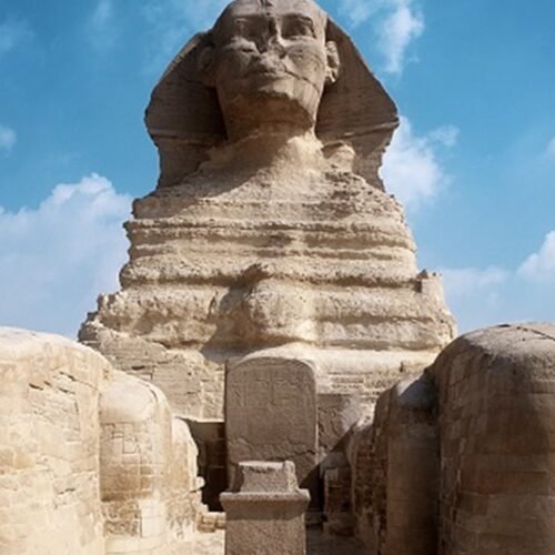 Great Sphinx on a private Cairo and Alexandria tour