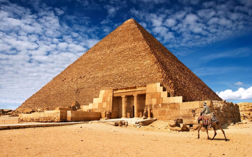 Giza Pyramids during a Cairo Luxor Alexandria Tour
