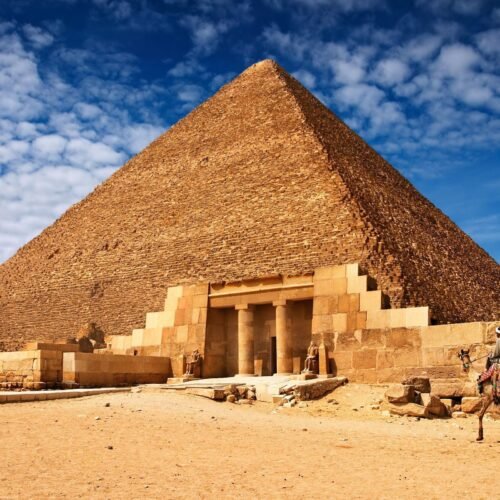 Giza Pyramids during a Cairo Luxor Alexandria Tour