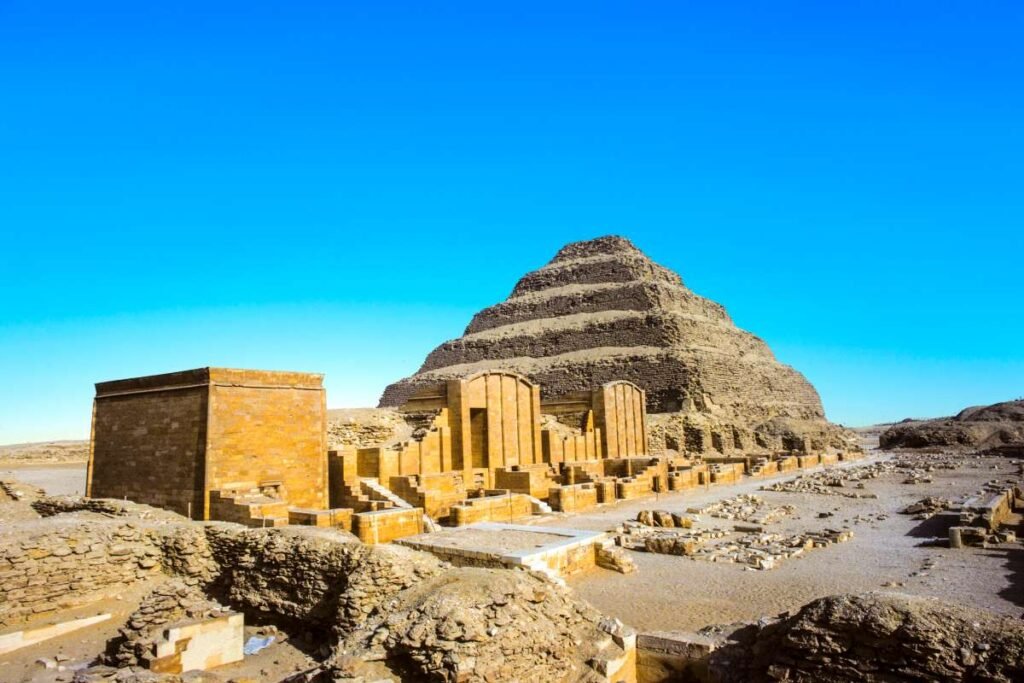 Step Pyramid of Saqqara on a private Cairo tour