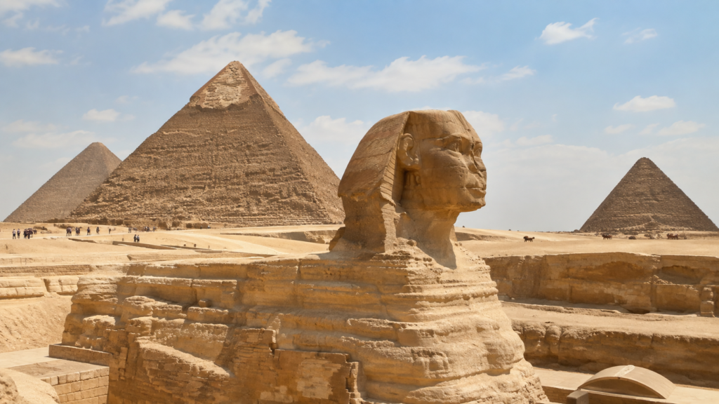 Giza Pyramids during an 8-Day Cairo and Nile Cruise by Train