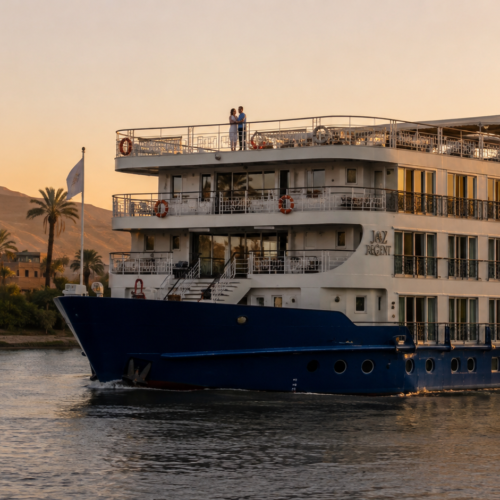 Five-star Nile cruise during an Egypt honeymoon package