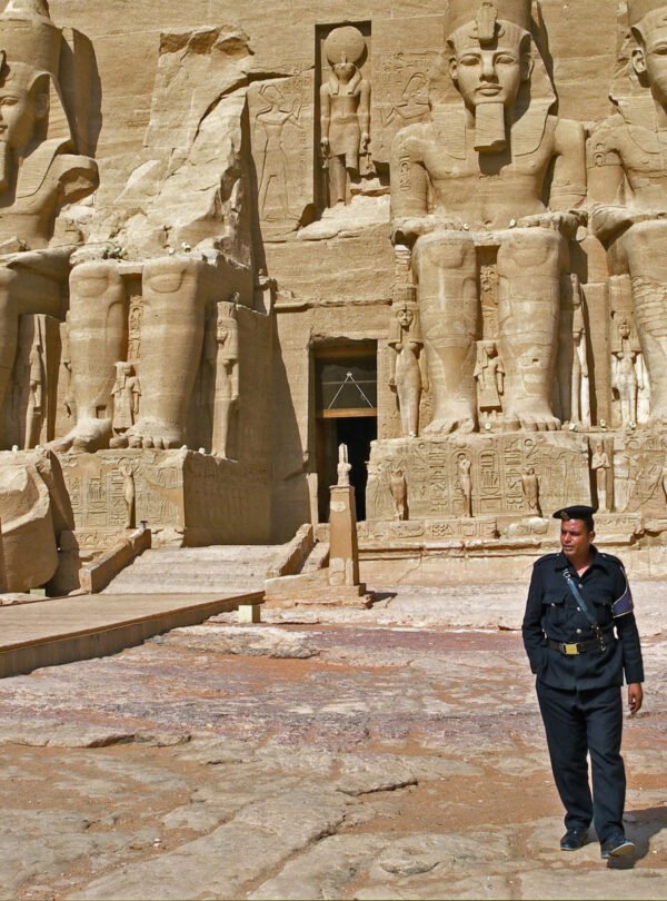Abu Simbel temples in southern Egypt