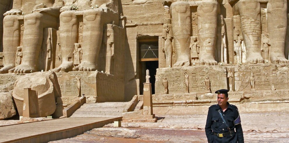 Abu Simbel temples in southern Egypt