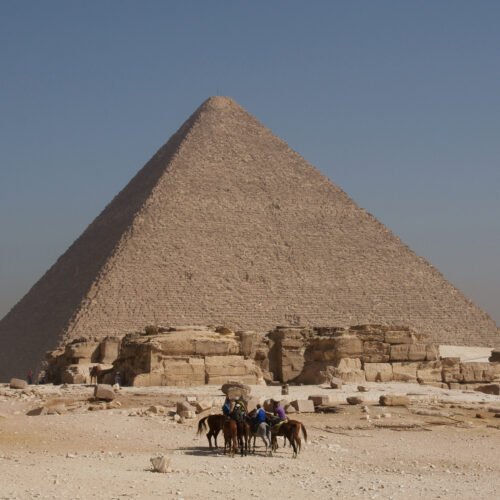 Giza Pyramids and Sphinx in Egypt