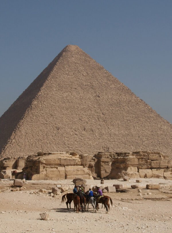 Giza Pyramids and Sphinx in Egypt
