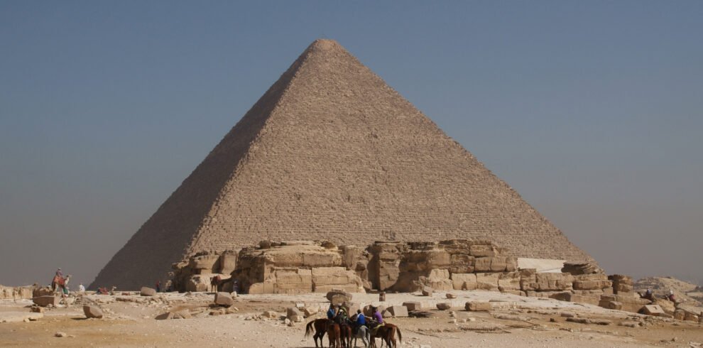 Giza Pyramids and Sphinx in Egypt