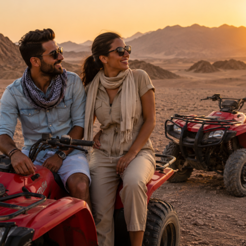 Hurghada desert safari during a romantic Egypt tour
