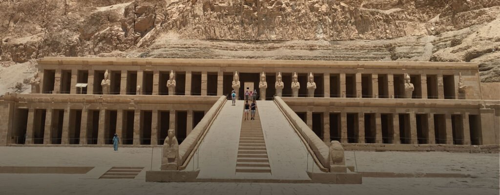 Hatshepsut Temple during a Cairo Aswan Luxor tour
