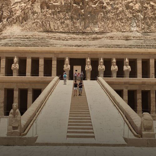 Hatshepsut Temple during a Cairo Aswan Luxor tour