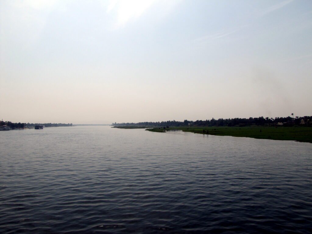 Nile River cruise route between Luxor and Aswan