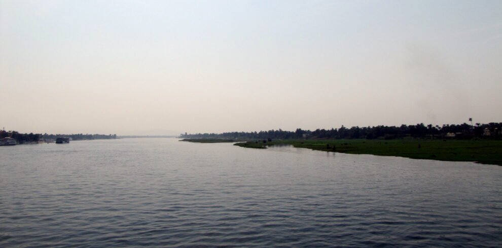 Nile River cruise route between Luxor and Aswan