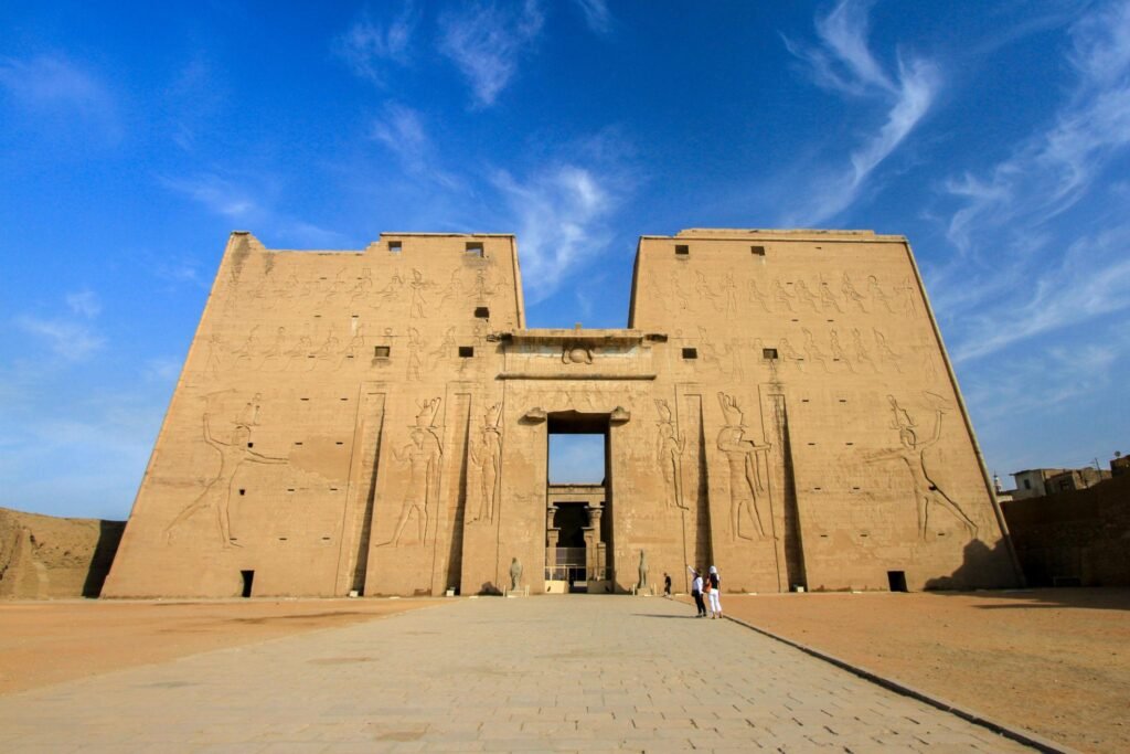 Edfu Temple during an 8-Day Cairo and Nile Cruise by Train