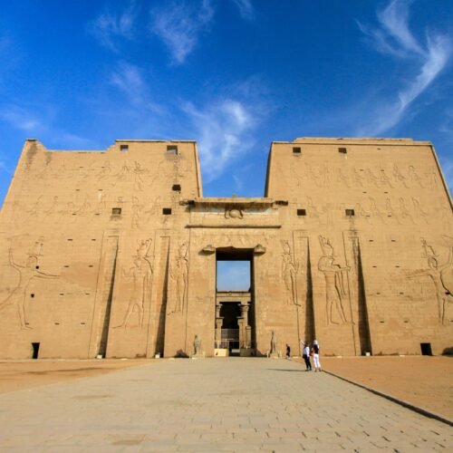 Edfu Temple during an 8-Day Cairo and Nile Cruise by Train