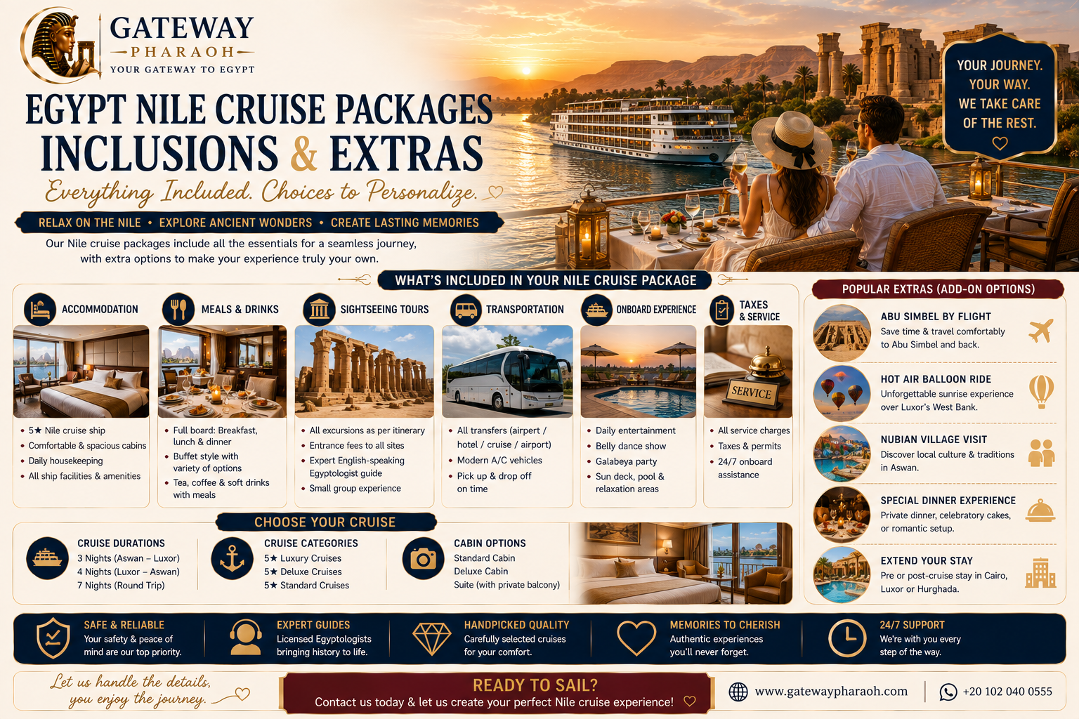 Egypt Nile cruise packages