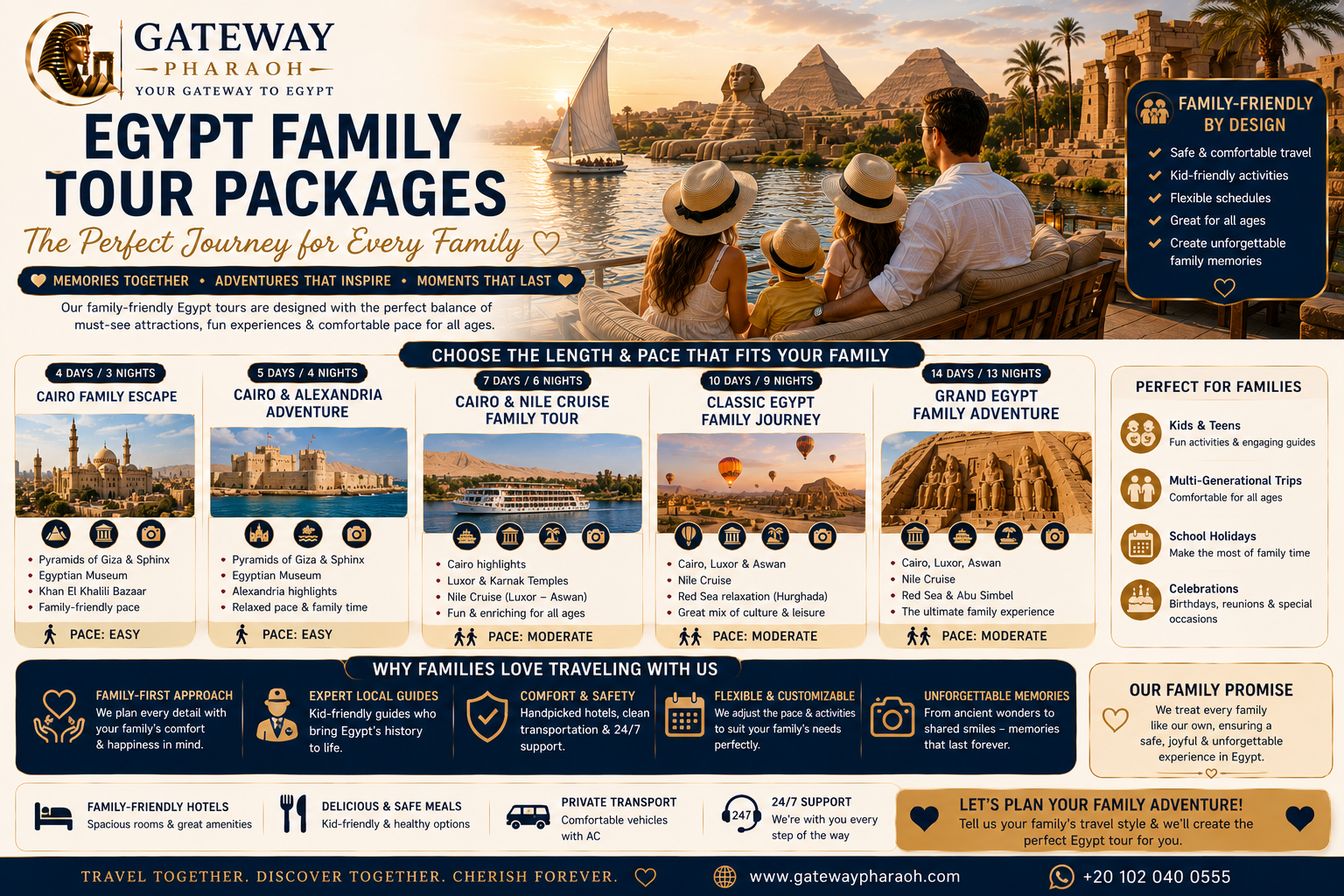 Egypt family tour packages