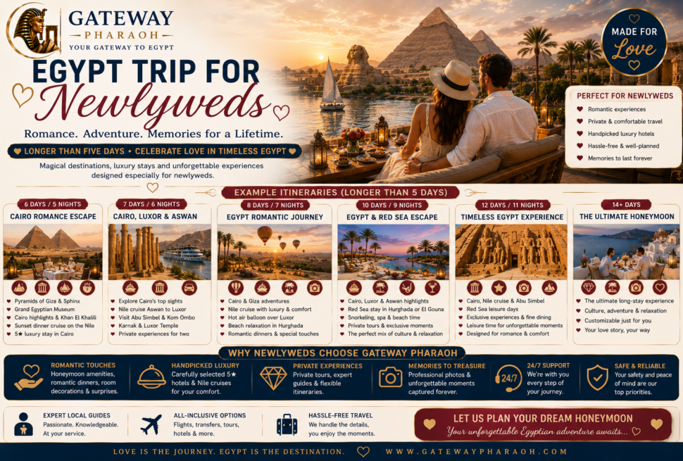Egypt trip for newlyweds